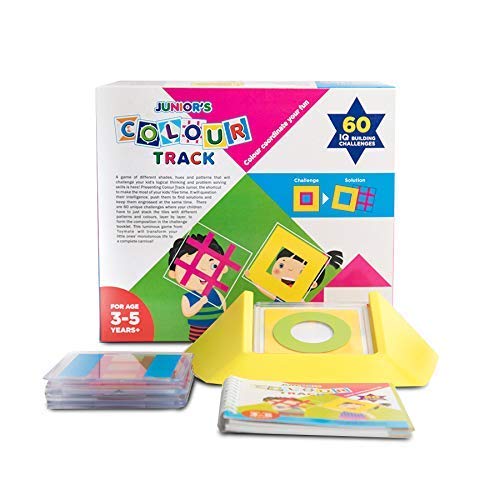 toymate Colour Track Junior- Fun Pack of 60 Challenge IQ Building Activity Game for Age 3 to 5 Years