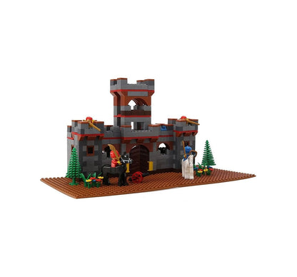 Peacock Castle set with Warriors Smart Block Multicolor set No 2121 Non-toxic and Safe  (Multicolor)