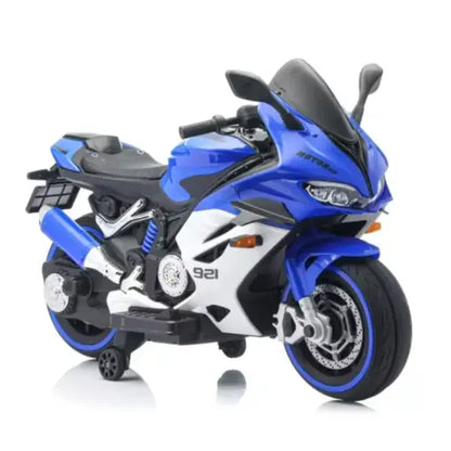 921 Premium Big Kids Bike | Longest Ride-On with Wheel + Body LEDs, Foldable Stand & Support Wheels | Age 2–15