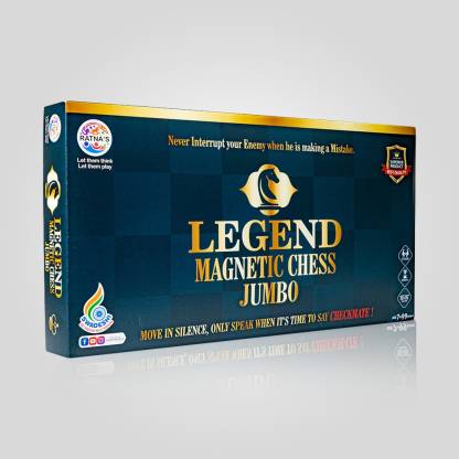 RATNA'S Legend Magnetic Chess Jumbo Strategy & War Games Board Game (1946) Strategy & War Games Board Game