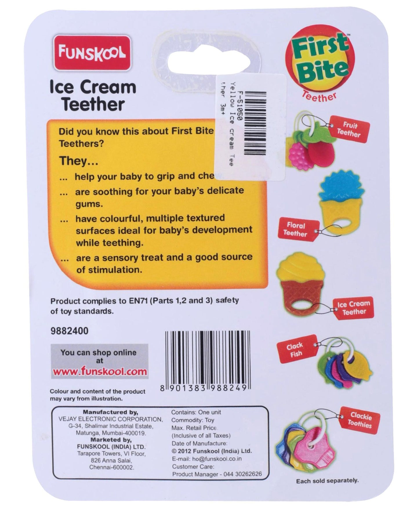 Giggles - Ice Cream Teether