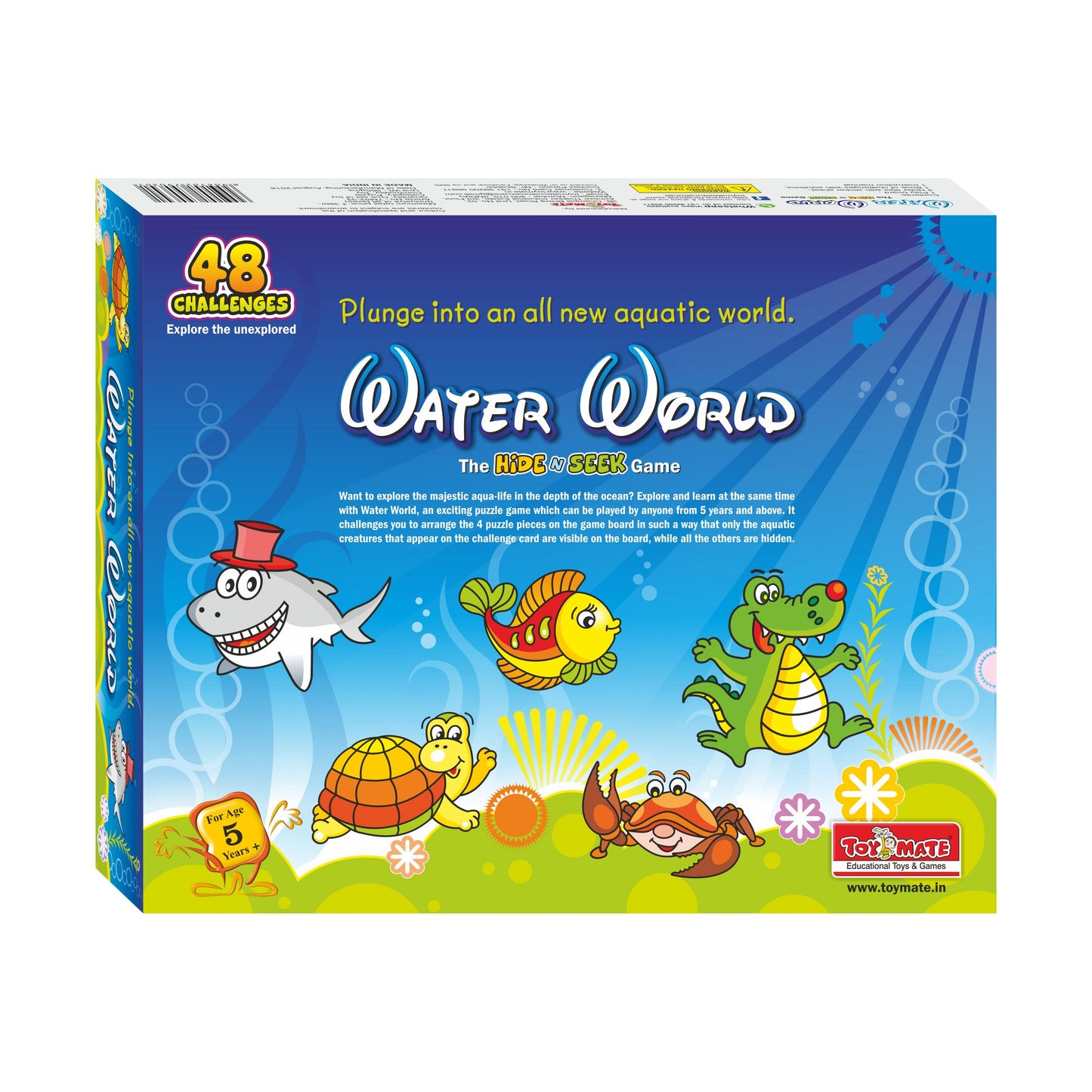 Playmate Hide N Seek Water World Theme Puzzle. Age 5 to 8 Years +