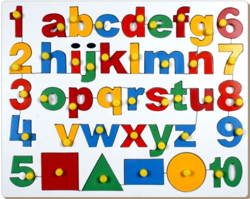 Little Genius English Alphabets (ABC) with Numbers and Shapes