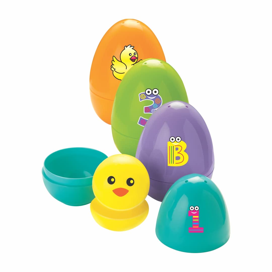 Toymate Find The Chick in Egg Nesting Toy - Helps in Motor Skills & Early Development Montessori Toy Games for Toddlers 1+ Years