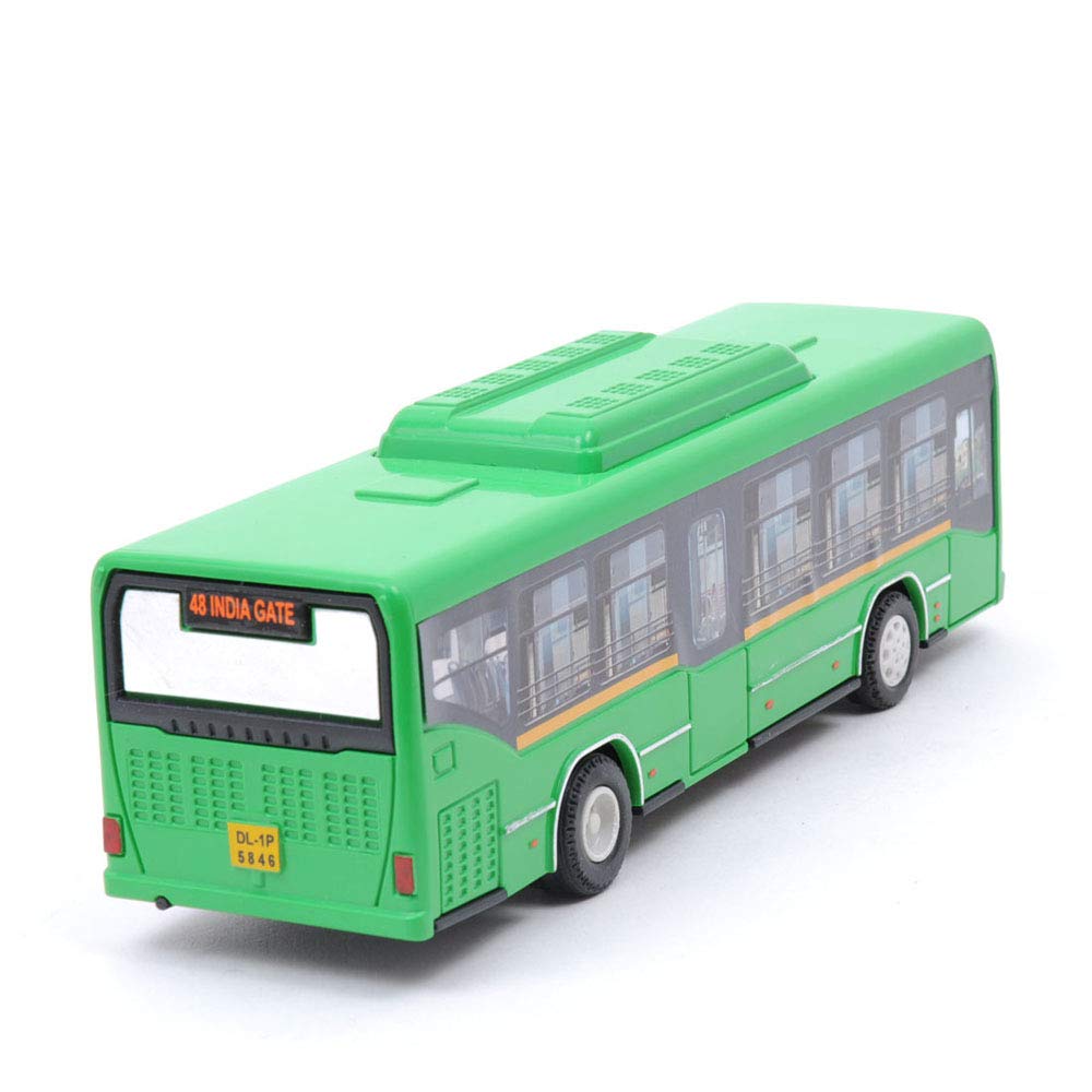 Centy Toys Plastic Pull Back Bus, 1 Pull Back Bus, Assorted Colour - MRGTOYS