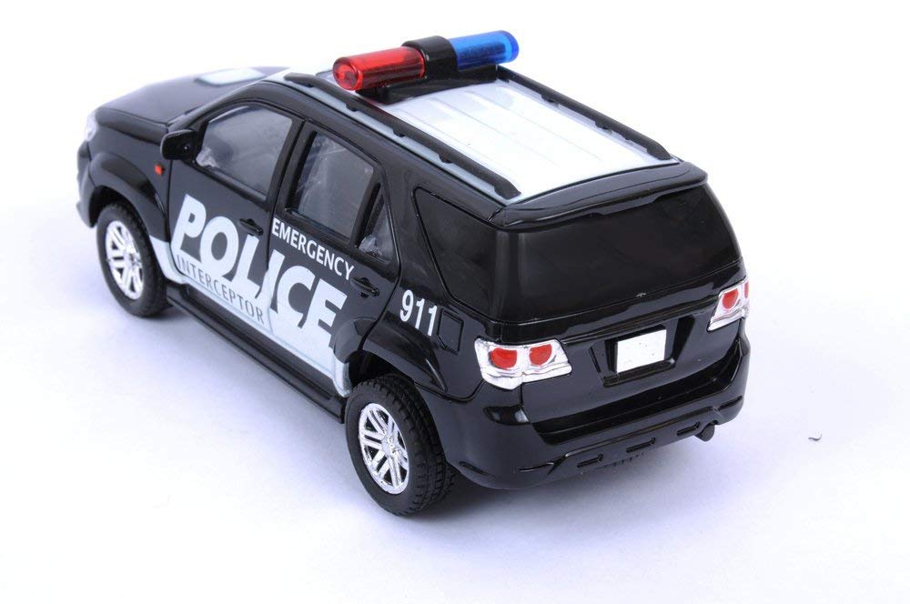 Centy Toys Plastic Police Interceptor Fortune Pull Back Car, Number Of Pieces: 1, Black - MRGTOYS