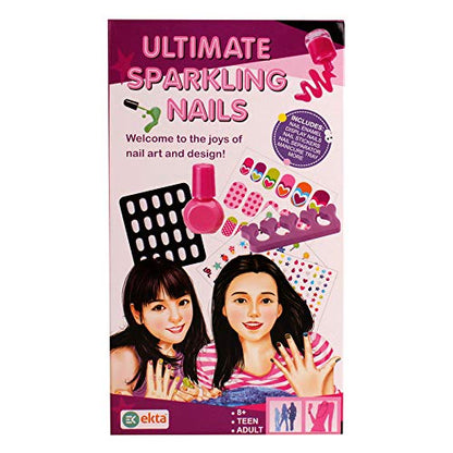 Ekta Ultimate Sparkling Nails Multicolor