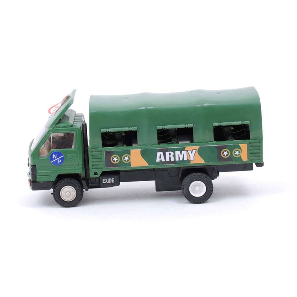 Centy Toys Plastic Pull Back Army Dcm Truck, Number Of Pieces: 1, Multicolour - MRGTOYS