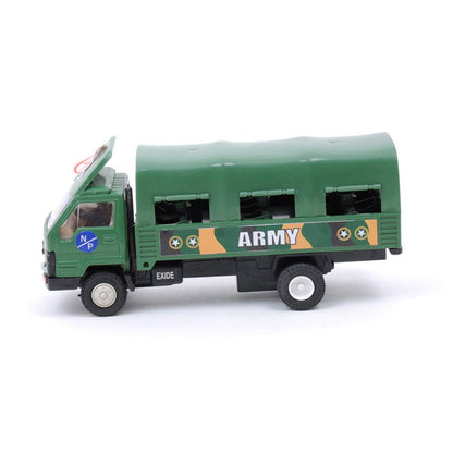 Centy Toys Plastic Pull Back Army Dcm Truck, Number Of Pieces: 1, Multicolour - MRGTOYS
