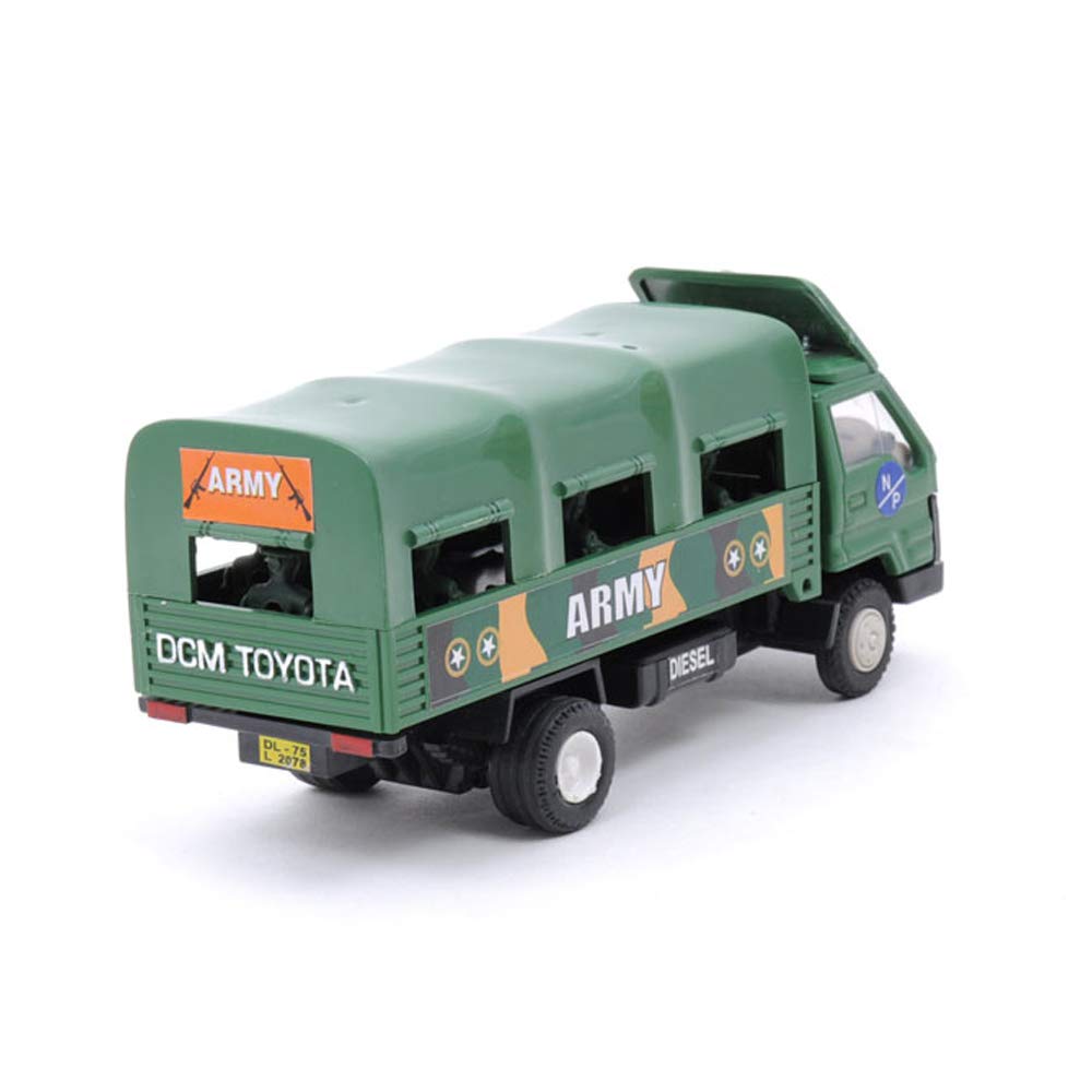 Centy Toys Plastic Pull Back Army Dcm Truck, Number Of Pieces: 1, Multicolour - MRGTOYS