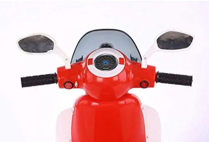 Kids Rideon Scooty 5188 with Rechargeable Battery Operated Ride on for Kids (ISI Certified) | Electric Bike for Children [3 to 5 Years] (Red)