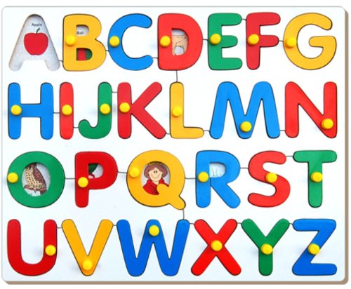 Little Genius Alphabets Picture Tray (ABC) with Knob