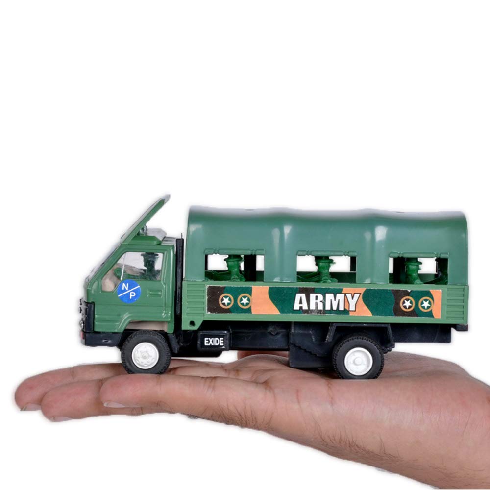 Centy Toys Plastic Pull Back Army Dcm Truck, Number Of Pieces: 1, Multicolour - MRGTOYS