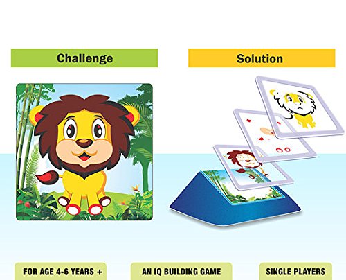 Toymate Colour Track Jungle - Super Fun Animal Puzzle - an IQ Building Game for 4 Years & Above