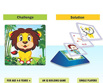 Toymate Colour Track Jungle - Super Fun Animal Puzzle - an IQ Building Game for 4 Years & Above
