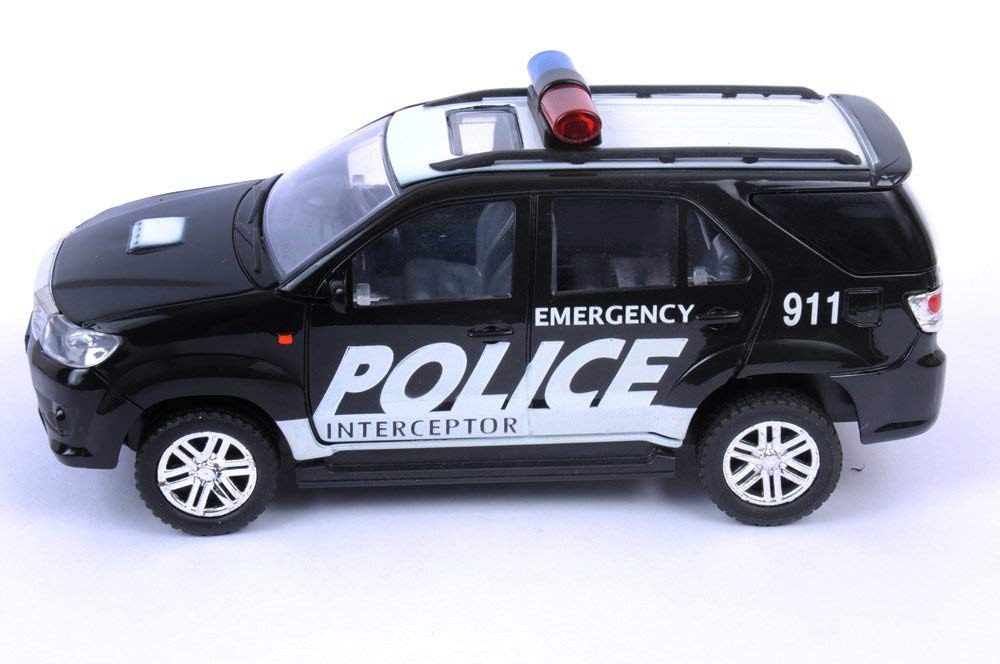 Centy Toys Plastic Police Interceptor Fortune Pull Back Car, Number Of Pieces: 1, Black - MRGTOYS