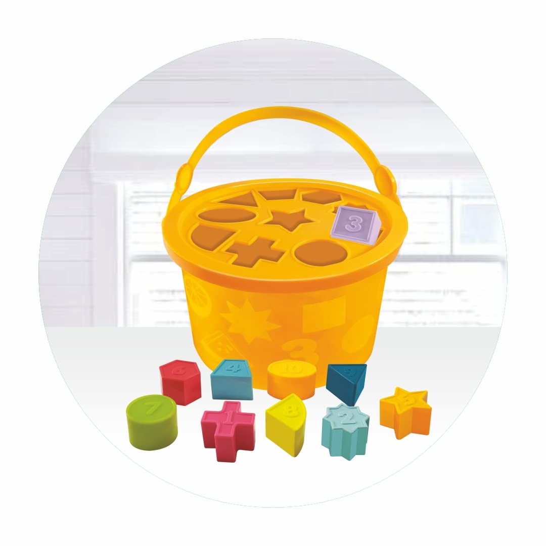 toymate My Shape SORTER Basket- A Pre School Toy with 10 Shapes & Colours- for Age 2 Years & Above.