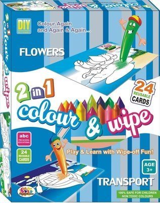 Ekta Colour & Wipes Flower And Transport