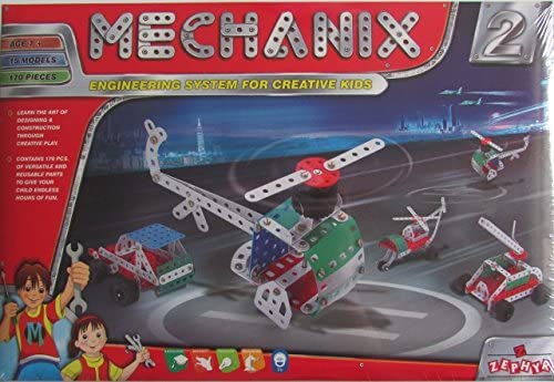MECHANIX - 2 DIY, Construction toy,Building blocks,Educational toys,for 8+ yrs boys and girls - Multicolor