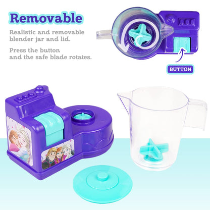 Ratna's Disney Frozen Themed Toy Mixer | Real Operating Plastic Kitchen Toy Mixer for Kids