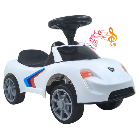 Dash F1 Stylish Ride on Car for Kids with Music, Light and Foot Drive Feature | Ride on for Kids, Kids Ride on, Foot Drive Car, Perfect for Kids Age 1 to 3 Years (color may very)