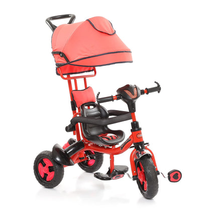 FunRide Kids Tricycle Panther 3 in 1 Plug and Play Musical Trike - Parental Control Handle for 1.5 to 5 Years with Safety Handle for Boys and Girls - (Weight - Upto 25 Kg)