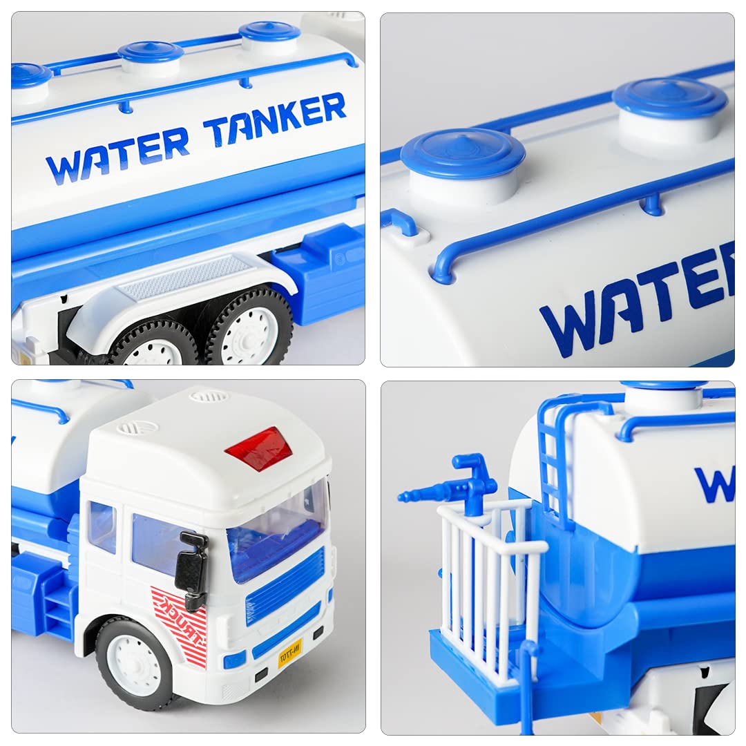 RATNA'S My First Wheels Water Tanker | Friction Powered Big Size Toy Vehicle for Kids