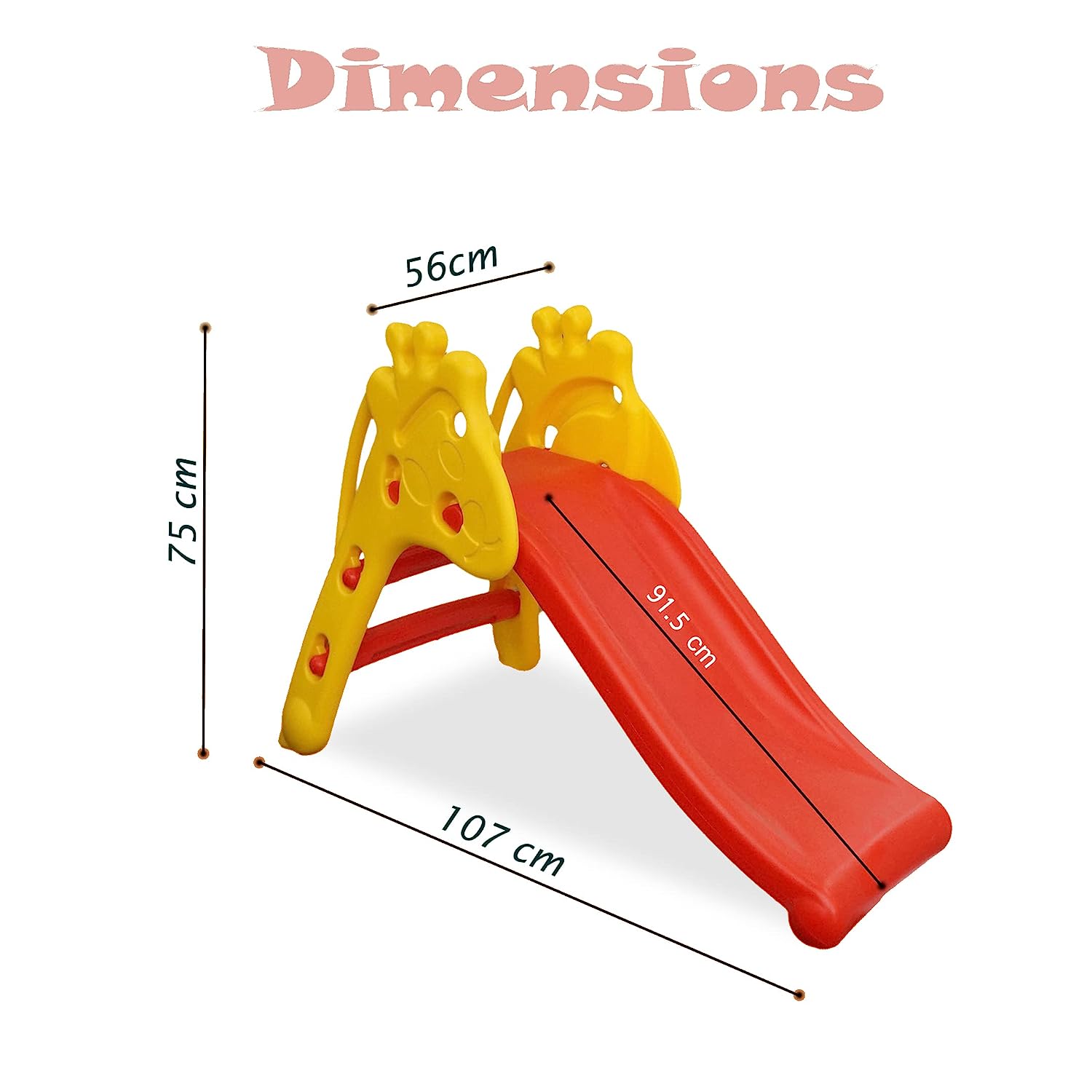 Slide for Kids - Playgro My Giraffe Slide Foldable Beginners Slider -for Boys and Girls Perfect Slides/Toys for Home, Indoor or Outdoor (Giraffe Slide) - MRGTOYS