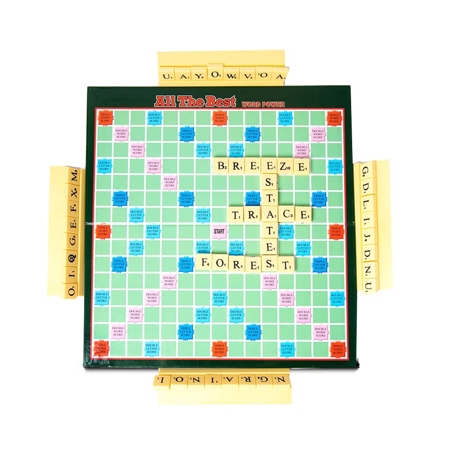 Toymate Brain Storm- Combo of Chess and Scrabble WordPower Crossword Game Board for Kids n Adults
