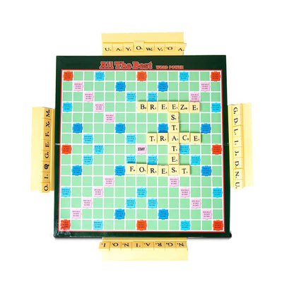 Toymate Brain Storm- Combo of Chess and Scrabble WordPower Crossword Game Board for Kids n Adults