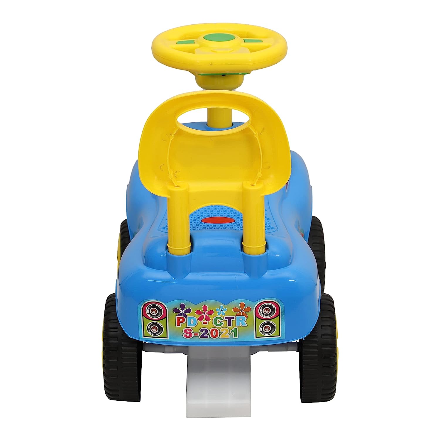 Magic Rider Push-Car Ride-On for Kids with Music 1-3 Years (City Blue) - MRGTOYS