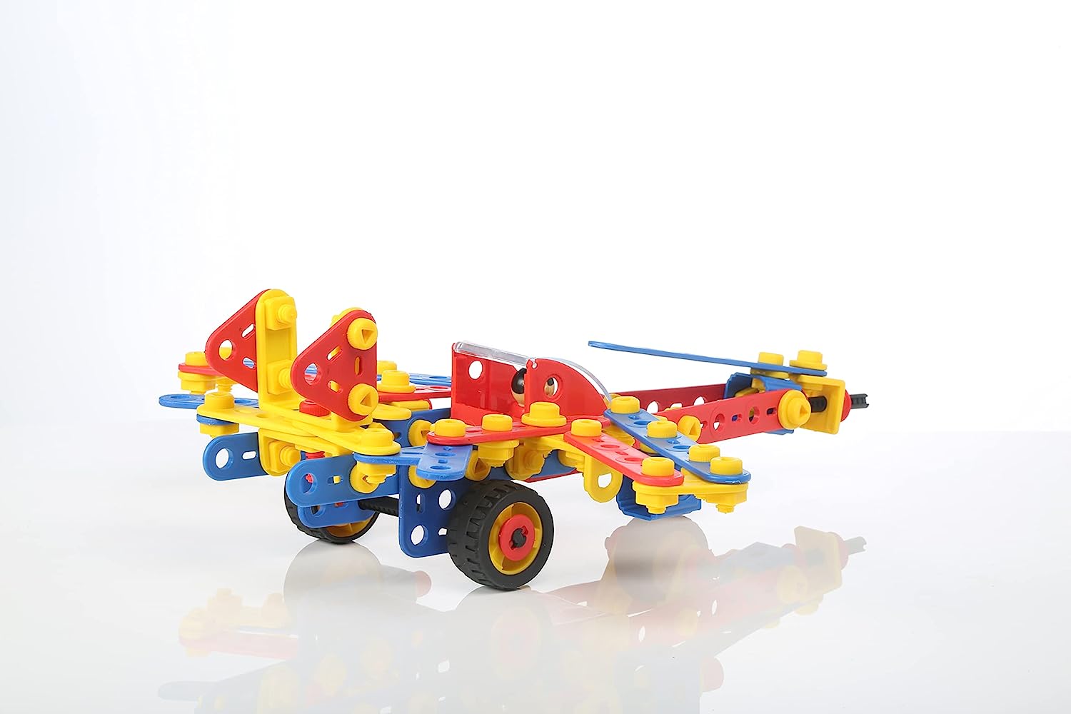 MECHANIX Boy's and Girl's Plastic Planes 3, 15 Models Educational, Stem Learning, Building and Construction Toy - Multicolor, Age 3-8