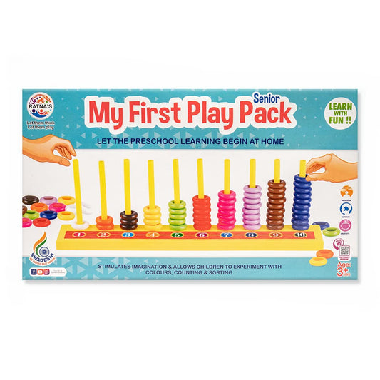 Ratna's My First Play Pack Senior for Kids 2 in 1. Learn Counting and Colours with Fun