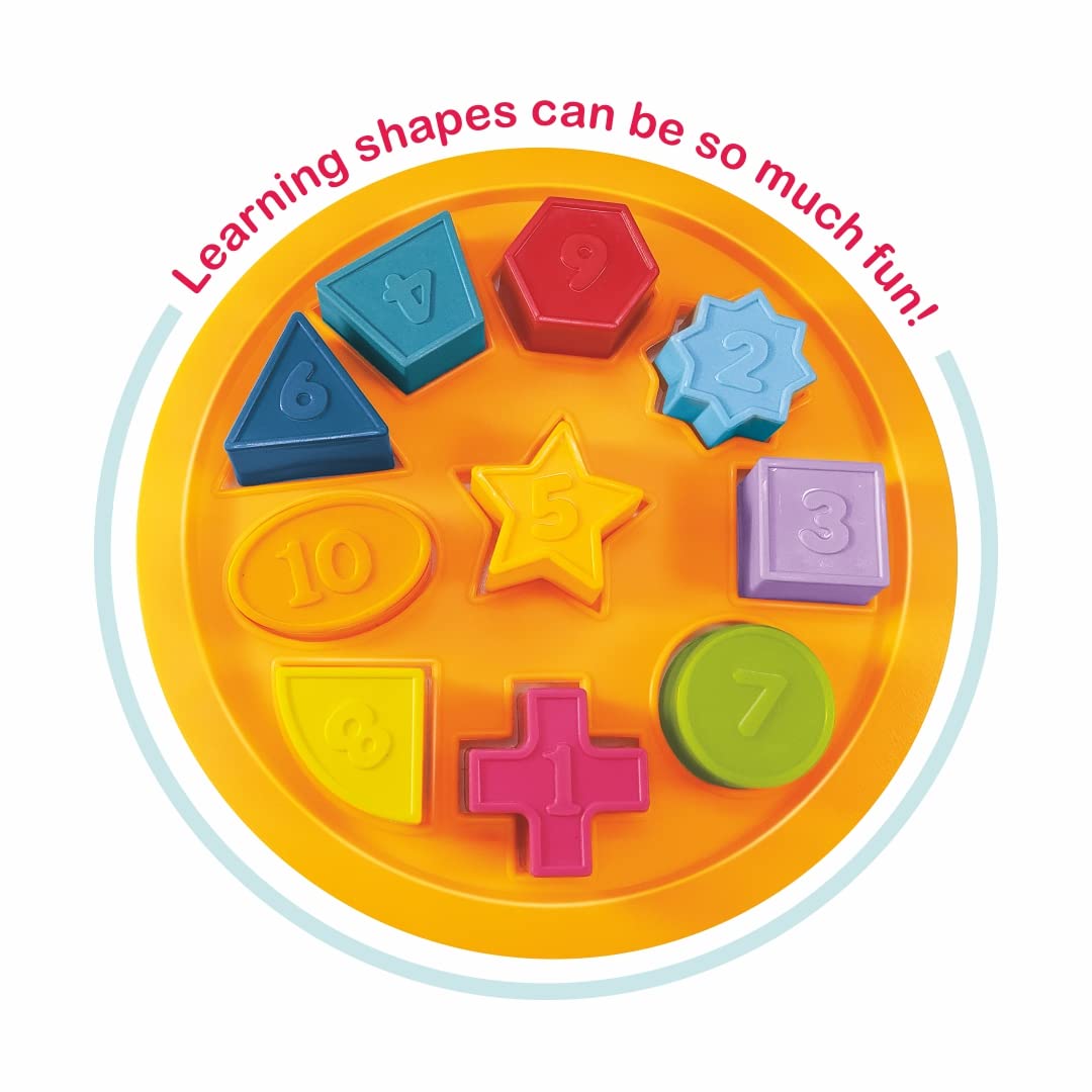toymate My Shape SORTER Basket- A Pre School Toy with 10 Shapes & Colours- for Age 2 Years & Above.