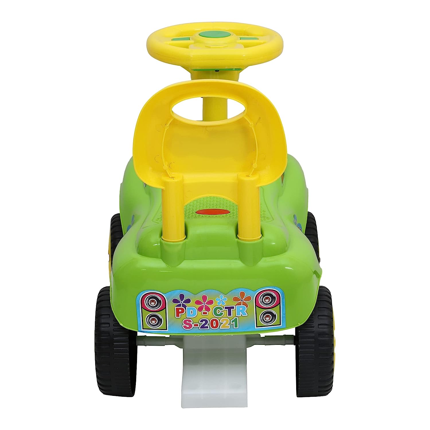 Magic Rider Push-Car Ride-On for Kids with Music 1-3 Years (City Green) - MRGTOYS