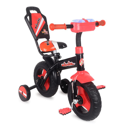 BABYCUTE Plug N Play Kids/Baby Tricycle for 12 Months to 48 Months, Cushion Seat and Seat Belt Boys, Girls, and Up to 30kg Carrying Capacity PIDGI TRICYCLE (Red) - MRGTOYS