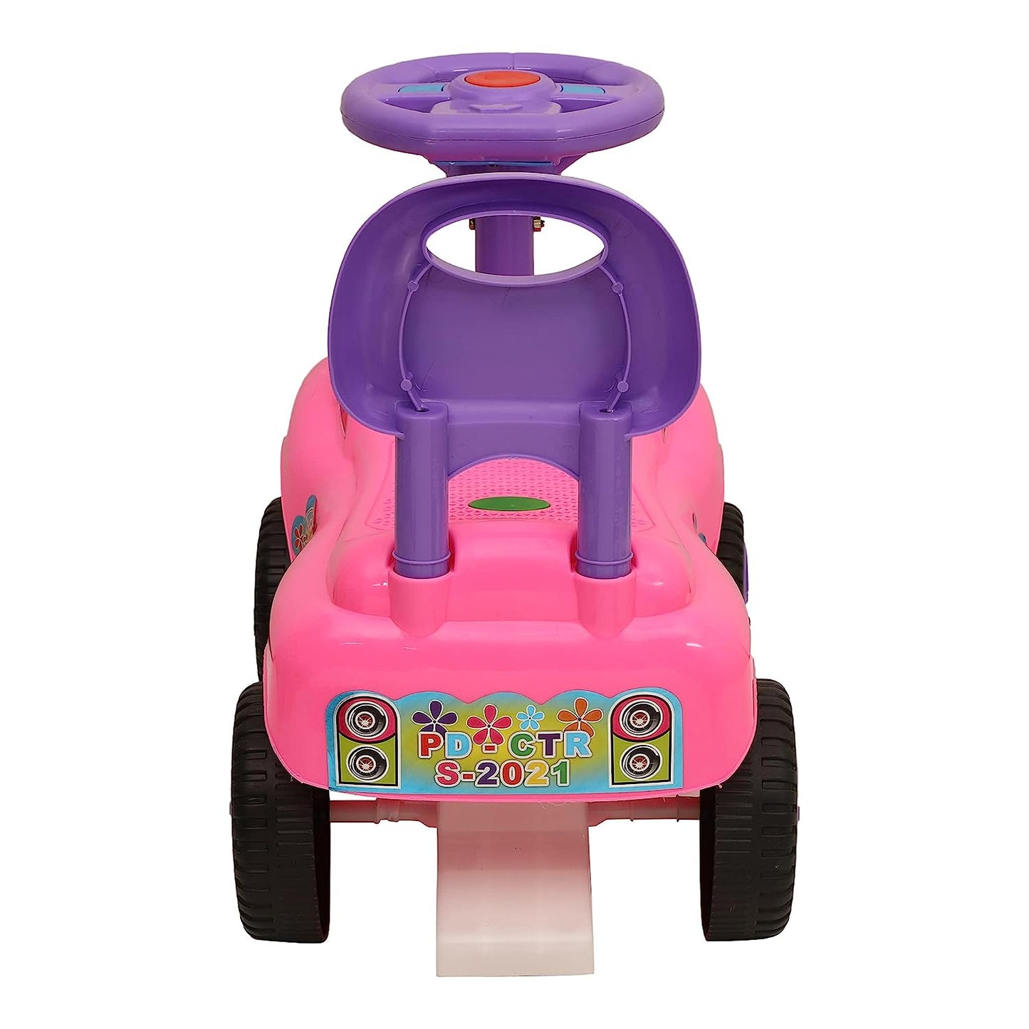 Magic Rider Push-Car Ride-On for Kids with Music 1-3 Years (City Pink) - MRGTOYS