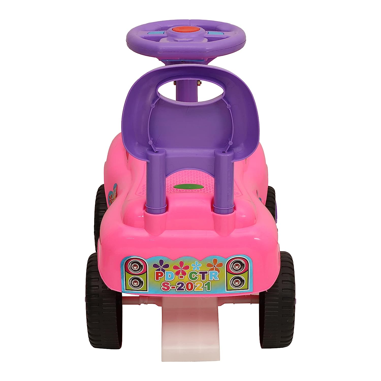 Magic Rider Push-Car Ride-On for Kids with Music 1-3 Years (City Pink) - MRGTOYS