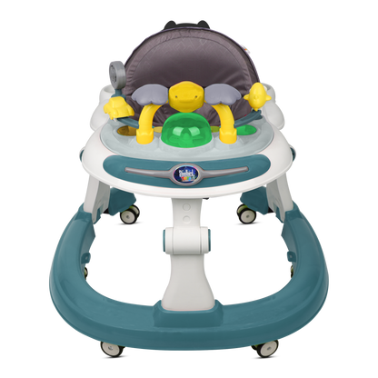 TEAL BABY WALKER WITH PUSH HANDLE
