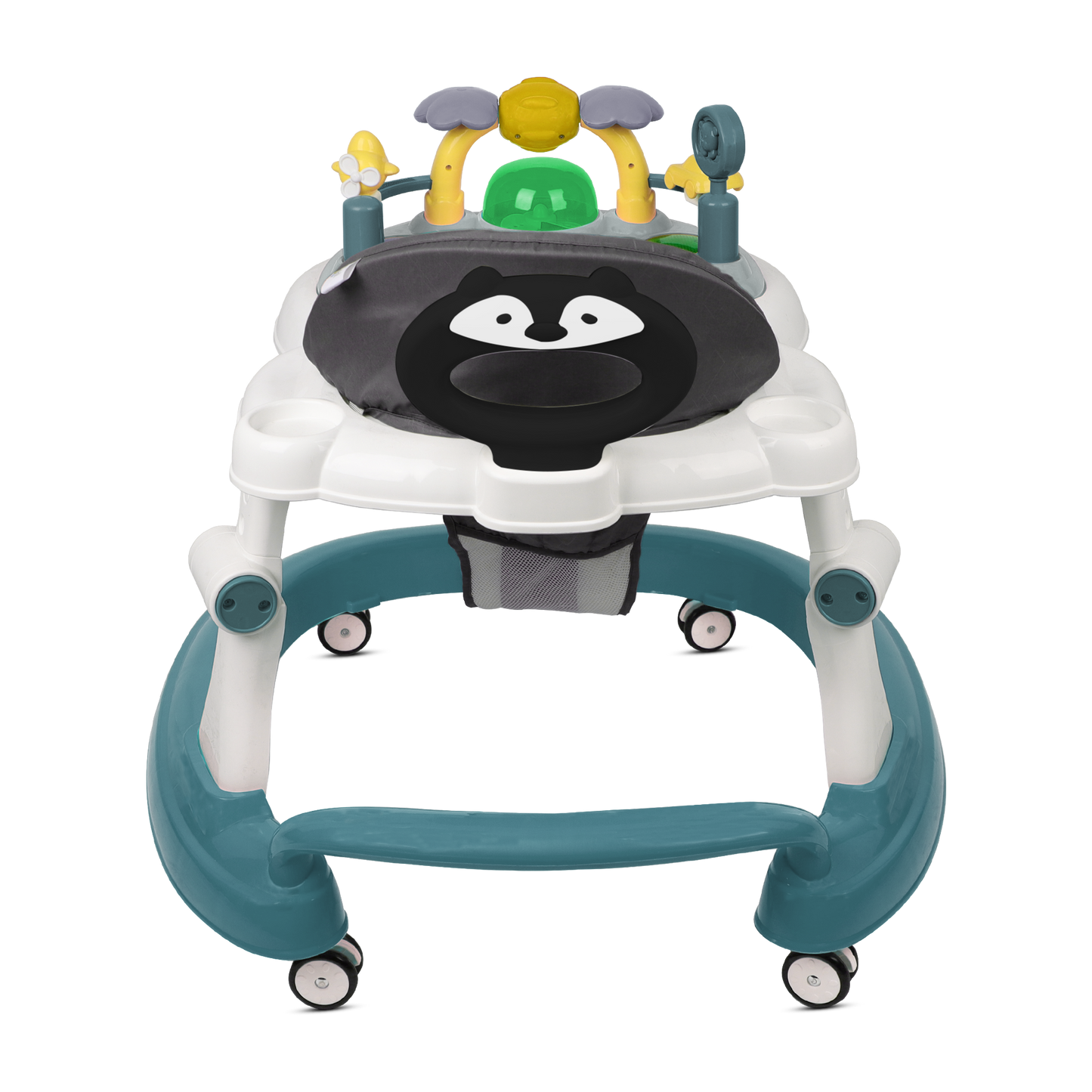 TEAL BABY WALKER WITH PUSH HANDLE