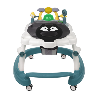 TEAL BABY WALKER WITH PUSH HANDLE
