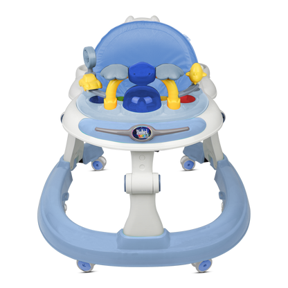 BLUE BABY WALKER WITH PUSH HANDLE