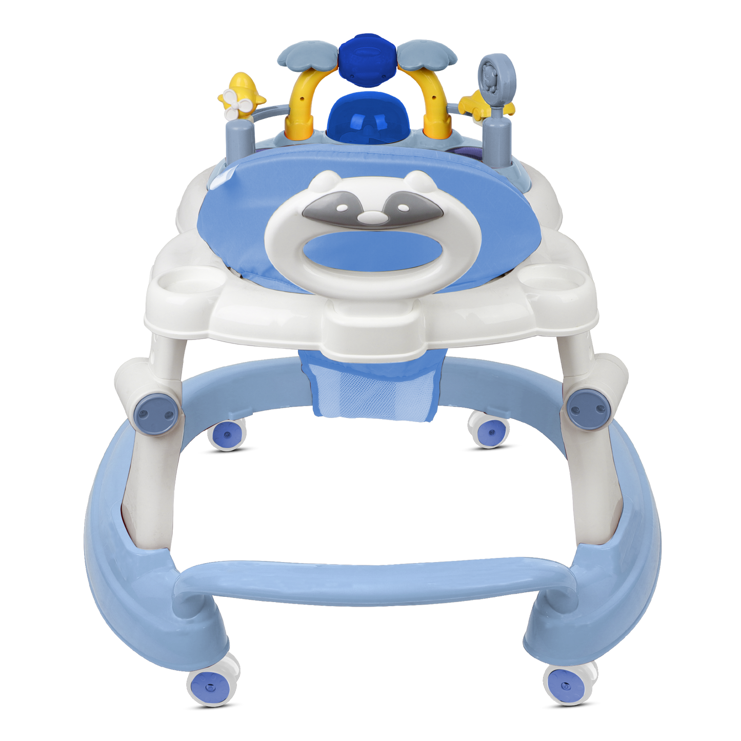 BLUE BABY WALKER WITH PUSH HANDLE