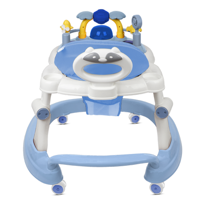 BLUE BABY WALKER WITH PUSH HANDLE