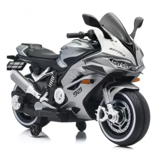 921 Premium Big Kids Bike | Longest Ride-On with Wheel + Body LEDs, Foldable Stand & Support Wheels | Age 2–15