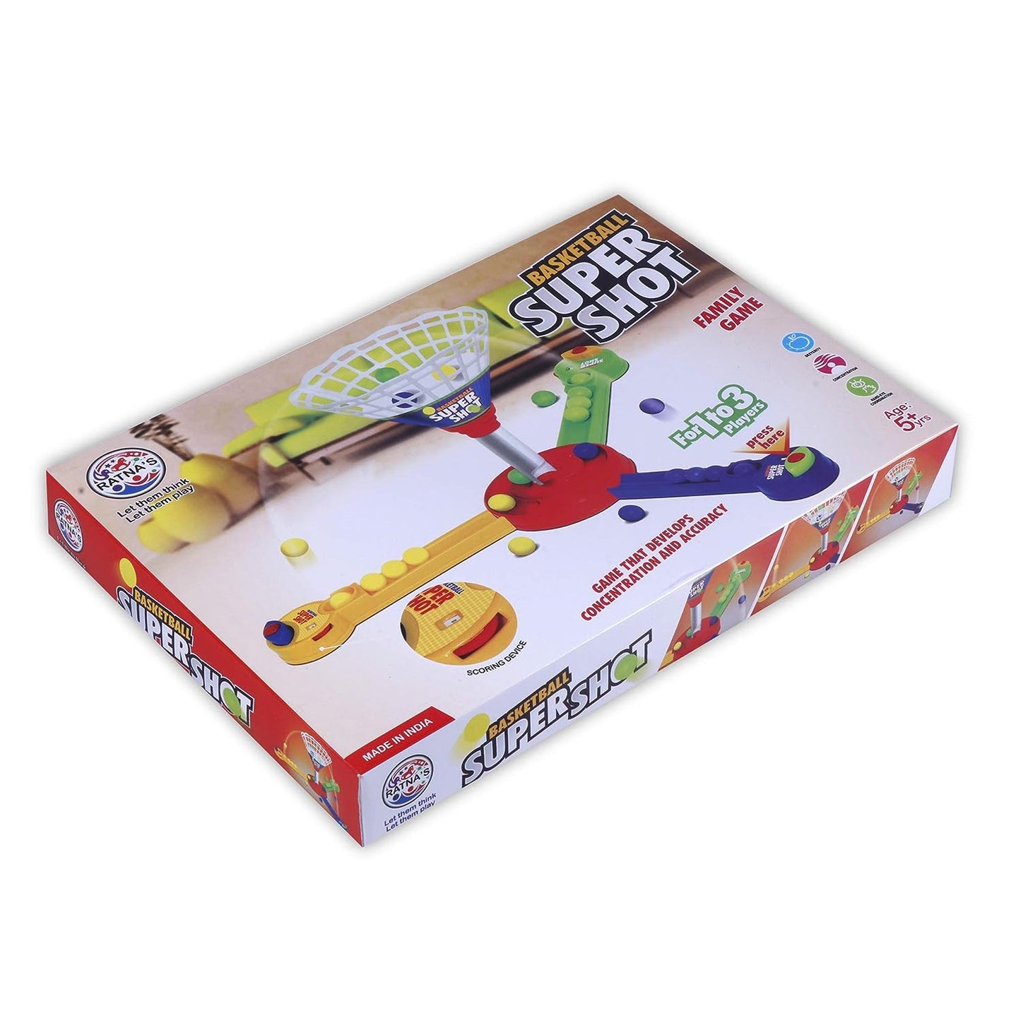RATNA'S Super Shot Basketball Senior | Action Game for Kids Press The Button and Score