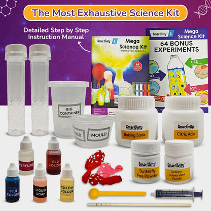 Mega Science Kit 150+ Science Experiment Kit for Kids 6 to 14 Years Old
