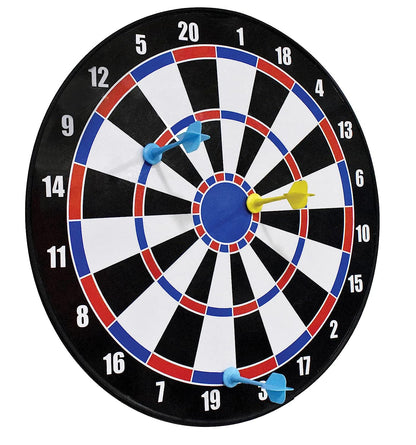 itoys Magnetic Dart Board with Darts for Adult 41cm Indoor and Outdoor Game for Kids with 6 Darts