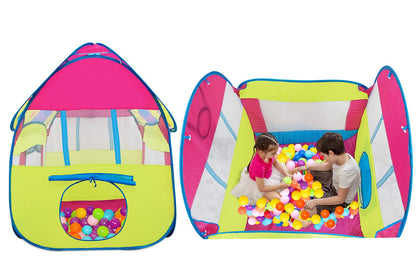 Itoys Peppa Pig Foldable Playhouse Tent For Kids- Big Pop-Up theme theme Play Tent For Toddler And Baby, Fill With Plastic Balls (Balls Not Included) (Peppa Pig Big Pop Up Tent, Multicolour)
