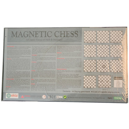 EKTA Magnetic Chess Board Game for Kids 5+ Years/Birthday Gift Set, Multicolor